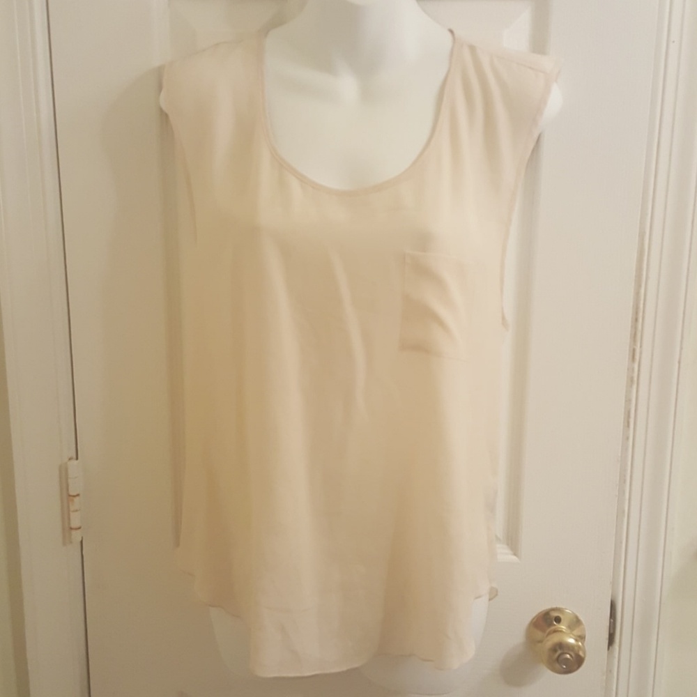 Flowy Tank Top with Crisscross Back